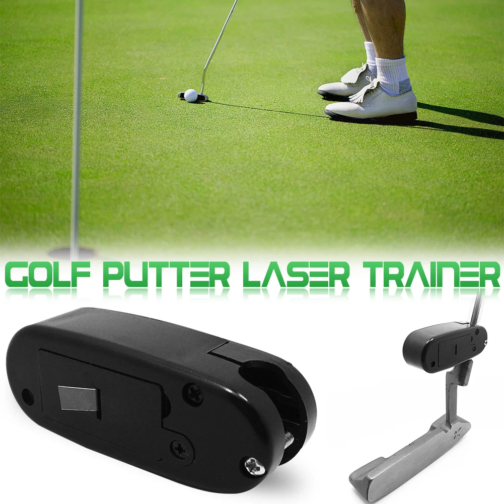 Черный Гольф клюшки лазерная указка положить Гольф Практика цель линии корректор улучшить помощи аксессуары и снаряжение для гольфа