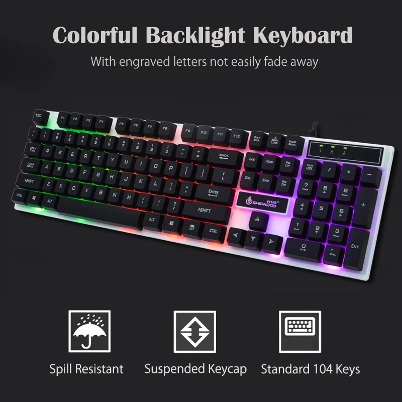K280 USB Wired Computer Keyboard (2)