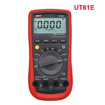 

UNI-T UT61E auto range digital multimeter voltmeter Ammeter PC Connect AC DC Voltage resistance capacitance test 22000 Counts