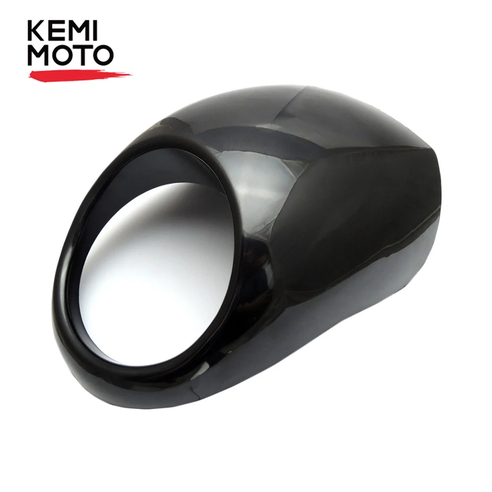Front-Cowl-Black-Headlight-Fairing-For-Sportster-1200-XR1200-2009-883-1973-up-FX-XL-39mm