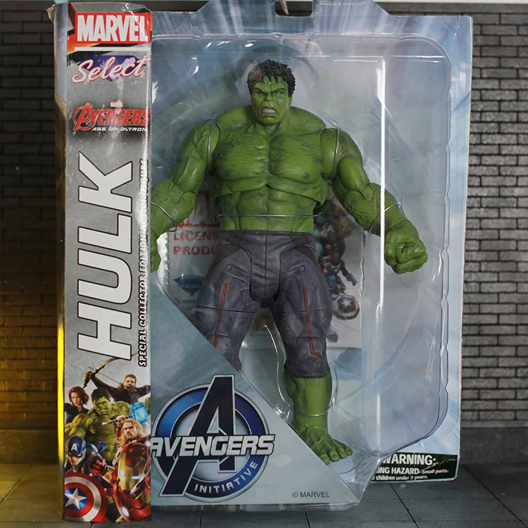 figurine marvel select – avengers hulk 25 cm