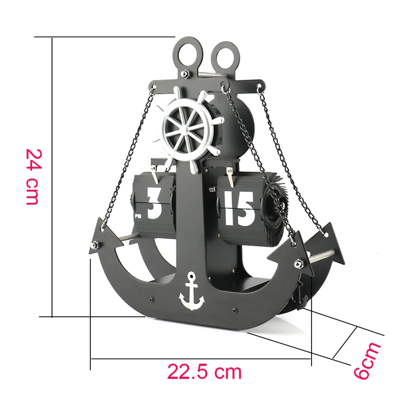 Настольные часы флип-часы Авто страницы металлический механизм Рабочий стол транспорт корабль номер дисплей кварцевые настенные часы украшение дома настольные часы