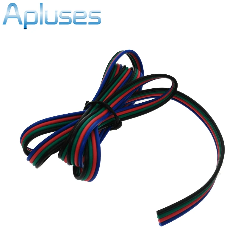 

1M 4-Pin LED Extension Wire Connector Cable Cord For RGB Strip Lights