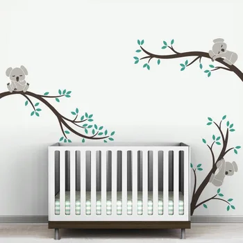 

Oversize Removable Koala Tree Branche DIY Wall Decals Wall Sticker Nursery Vinyl Baby Wall Stickers Wall Art For Kids Rooms
