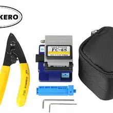 AB8G FTTH FC-6S высокая точность+ 2 шестигранный ключ+ сумка+ CFS-2 волоконно-оптический Кливер Резак набор инструментов