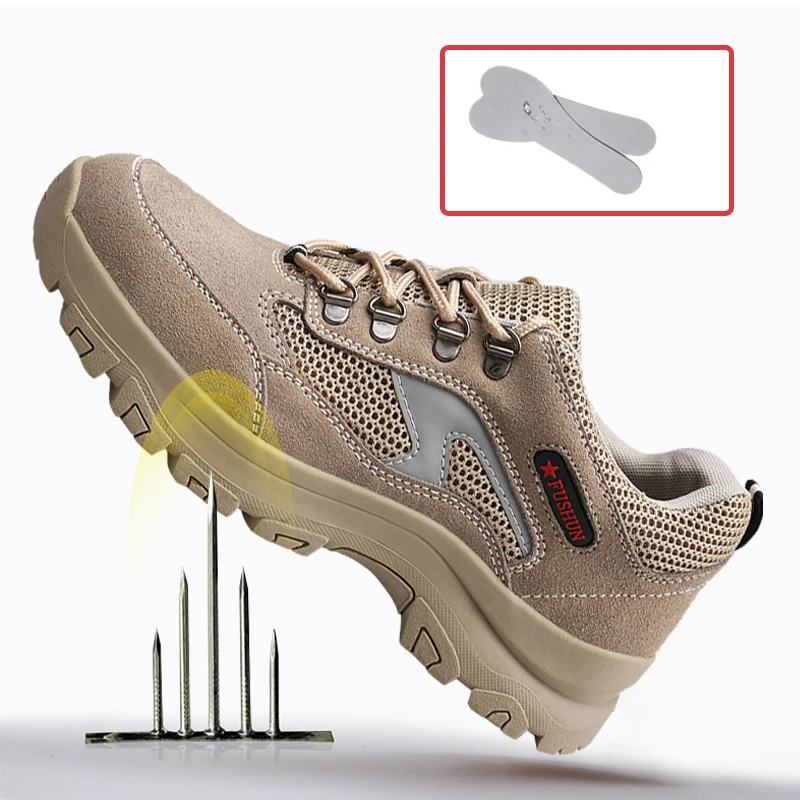 الأزياء البريطانية الرجال كبيرة الحجم مقدمة حذاء من المعدن أحذية أمان للعمل مكافحة ثقب منصة الأدوات الأمن أحذية لينة أحذية جلدية