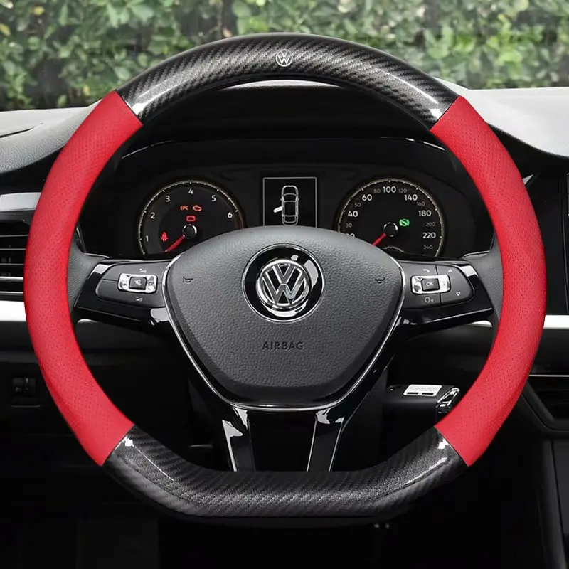 Чехол на руль автомобиля чехол для Volkswagen Vw Atlas/Teramont CrossGolf wagon AllTrack Touran Tiguan Sharan Suran 37