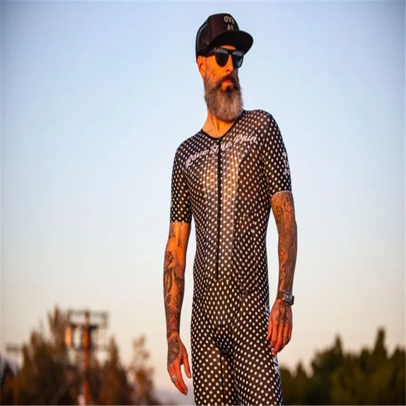 Love the pain триатлонный костюм для мужчин велокостюм быстросохнущая велосипедная одежда с короткими рукавами для плавания, бега, верховой езды bicicleta - Цвет: 14