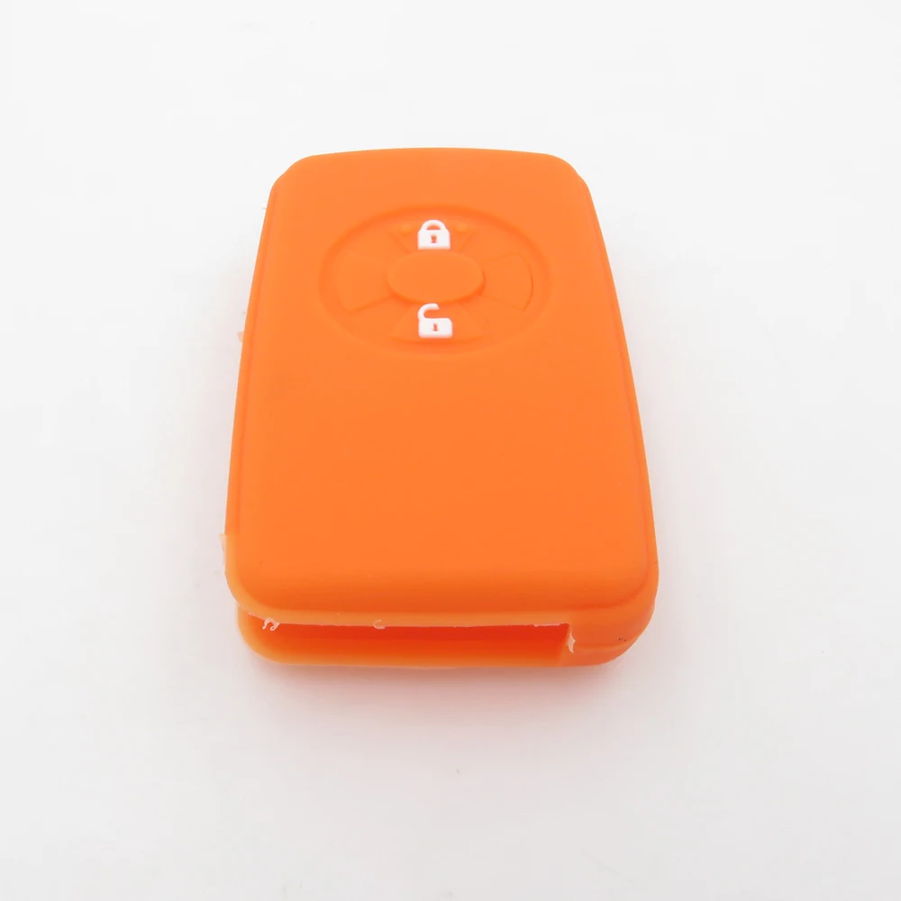 Xinyuexin силиконовый чехол для автомобильного ключа Toyota Camry Avalon Smart Remote Car Key Jacket Wallet
