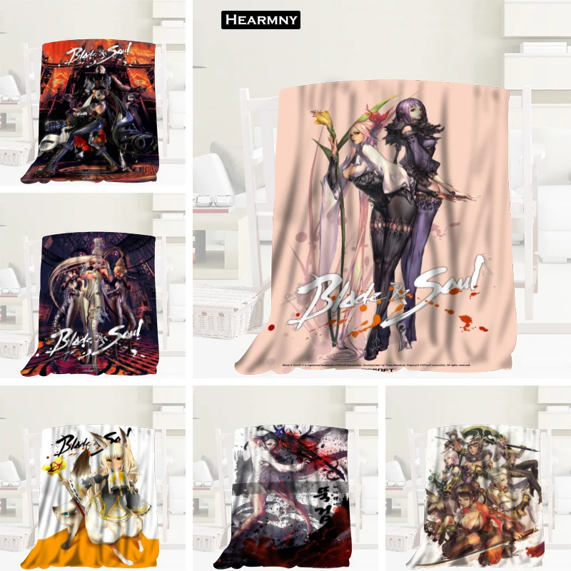 

HEARMNY Blade&Soul Blanket Sleep Cover Blankets Yoga Office Sofa Blanket Bed Cover Travel Warm Throw Blankets