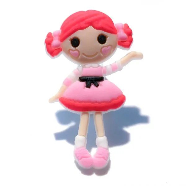 1 шт. наизнанку Lalaloopsy пвх брошь в стиле аниме булавки значок мультфильм значок кнопка значки для женщин детский подарок рюкзак одежда шляпа Декор - Цвет: 1307-05