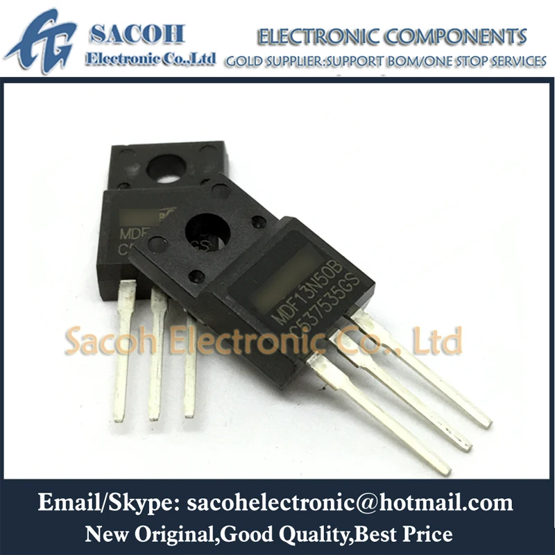 5 x MDF13N50B N-Channel MOSFET 500V MDF13N50BTH TO-220F