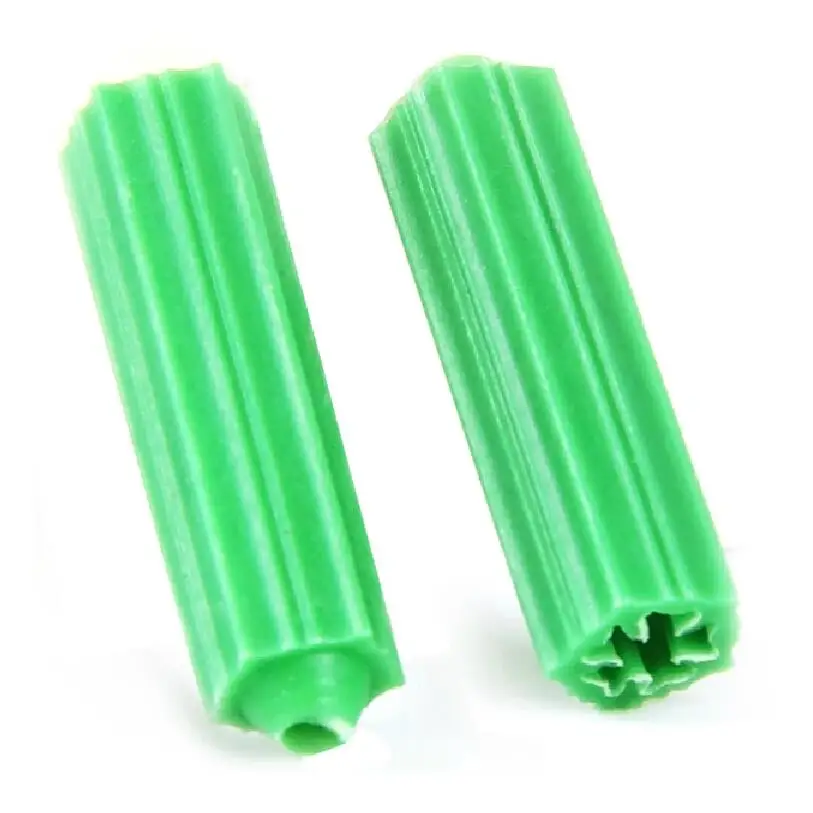 30pcs Green Plastic expansion tube/pipe/rubber/plastic/nylon bulge