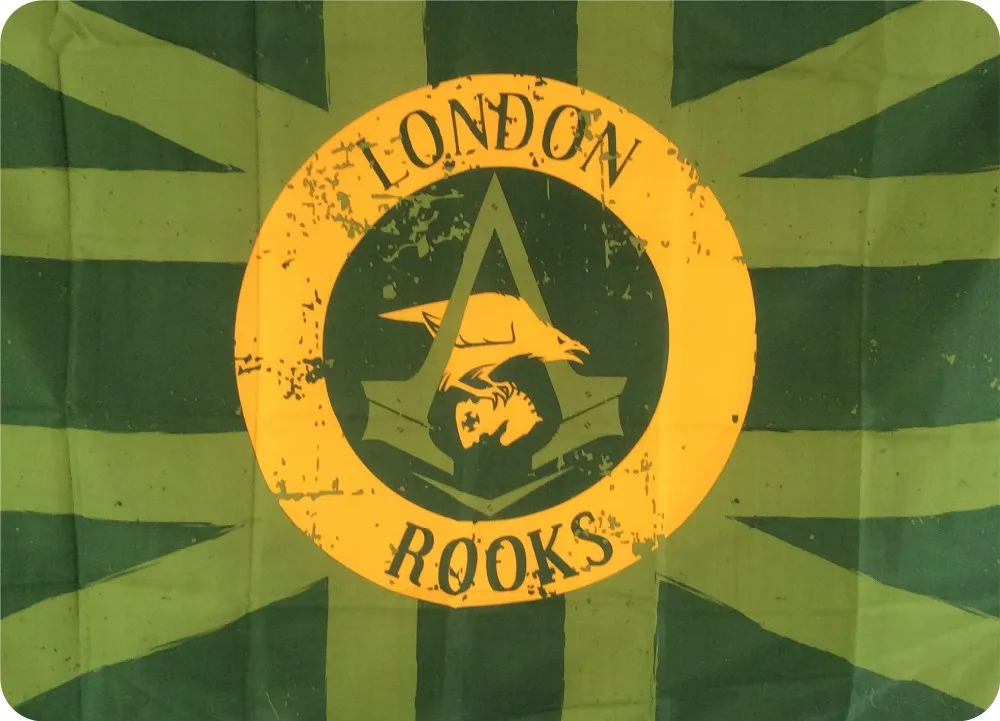 Лондонский Грач большой флаг баннер, флаг из полиэстера 80*120 см