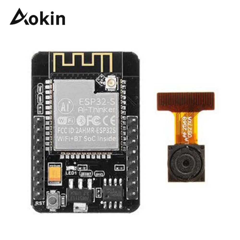 

Esp32-cam Wifi Module Esp32 Serial To Wifi Esp32 Cam Development Board 5v Bluetooth With Ov2640 Camera Module Aokin
