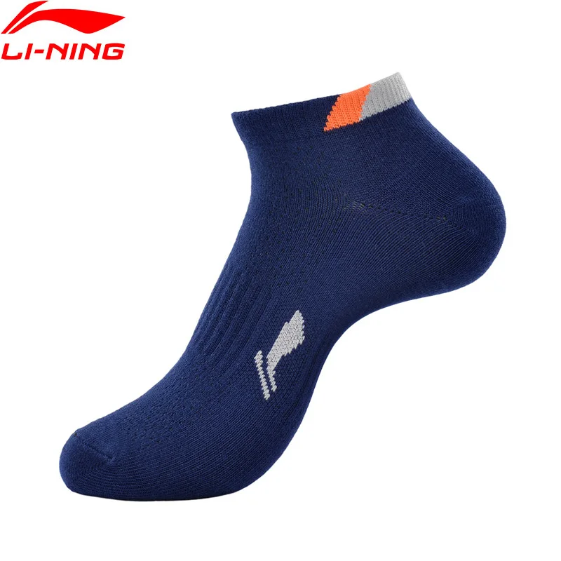 Li Ning Men Sports Socks 78.1% Cotton 18.7% Polyester 3.2% Spandex ...