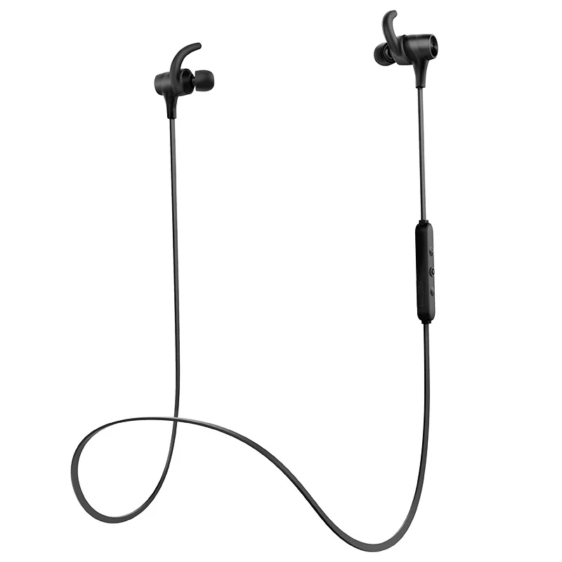 RAPOO VM300 игровая bluetooth-гарнитура Bluetooth 4,1 Беспроводная Водонепроницаемая и влагостойкая гарнитура в ухо удобная мода - Цвет: Черный