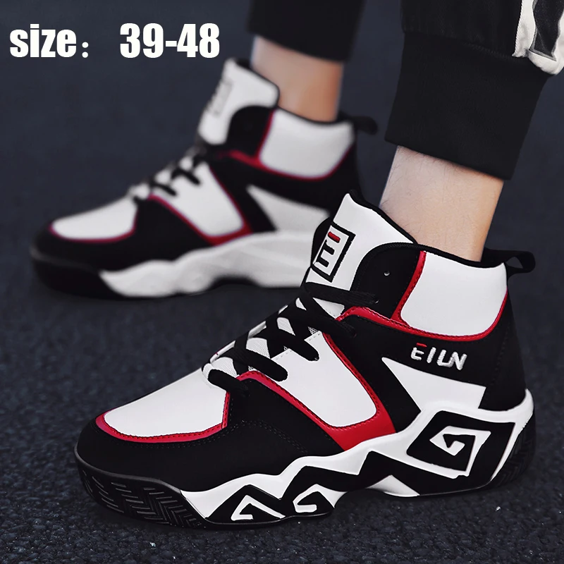 Ceyue 2019 hombres zapatos de baloncesto de alta arriba zapatillas de deporte profesional tobillo zapatos cojín de aire a prueba de golpes a prueba cesta homme baloncesto