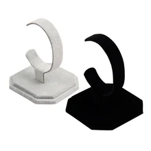 2 шт C Тип браслет дисплей стойки бархатные для браслетов Скоба часы стенд держатель