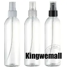 300 шт/партия 250 мл прозрачная ПЭТ пластиковая бутылка, пустые аэрозольные баллончики пластиковый контейнер LW-A-250