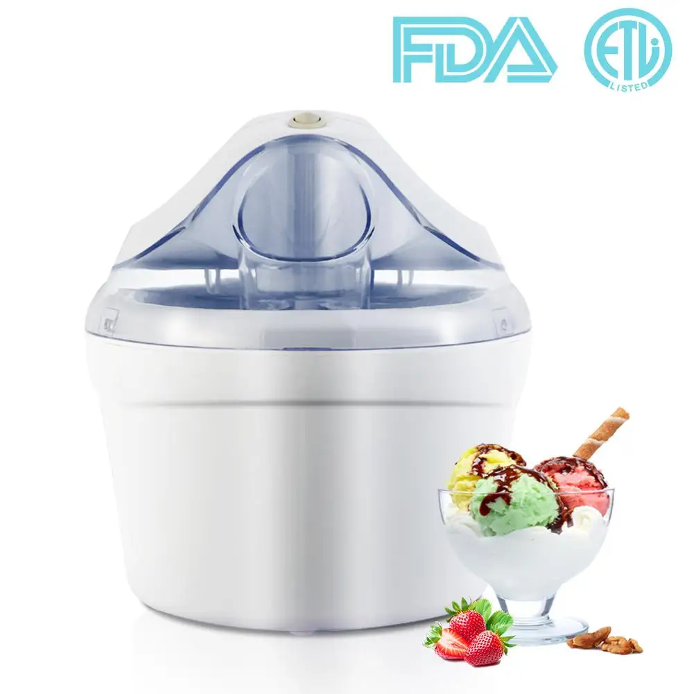 Aucma Home Use Ice Cream Maker Gelato Maker Machine 1.5 Quart Frozen