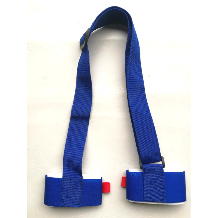 Регулируемый лыжный полюс Наплечная ручная переноска ресницы ручные ремни Портер крюк петля защита черная нейлоновая ручка ремень сумки - Цвет: Blue