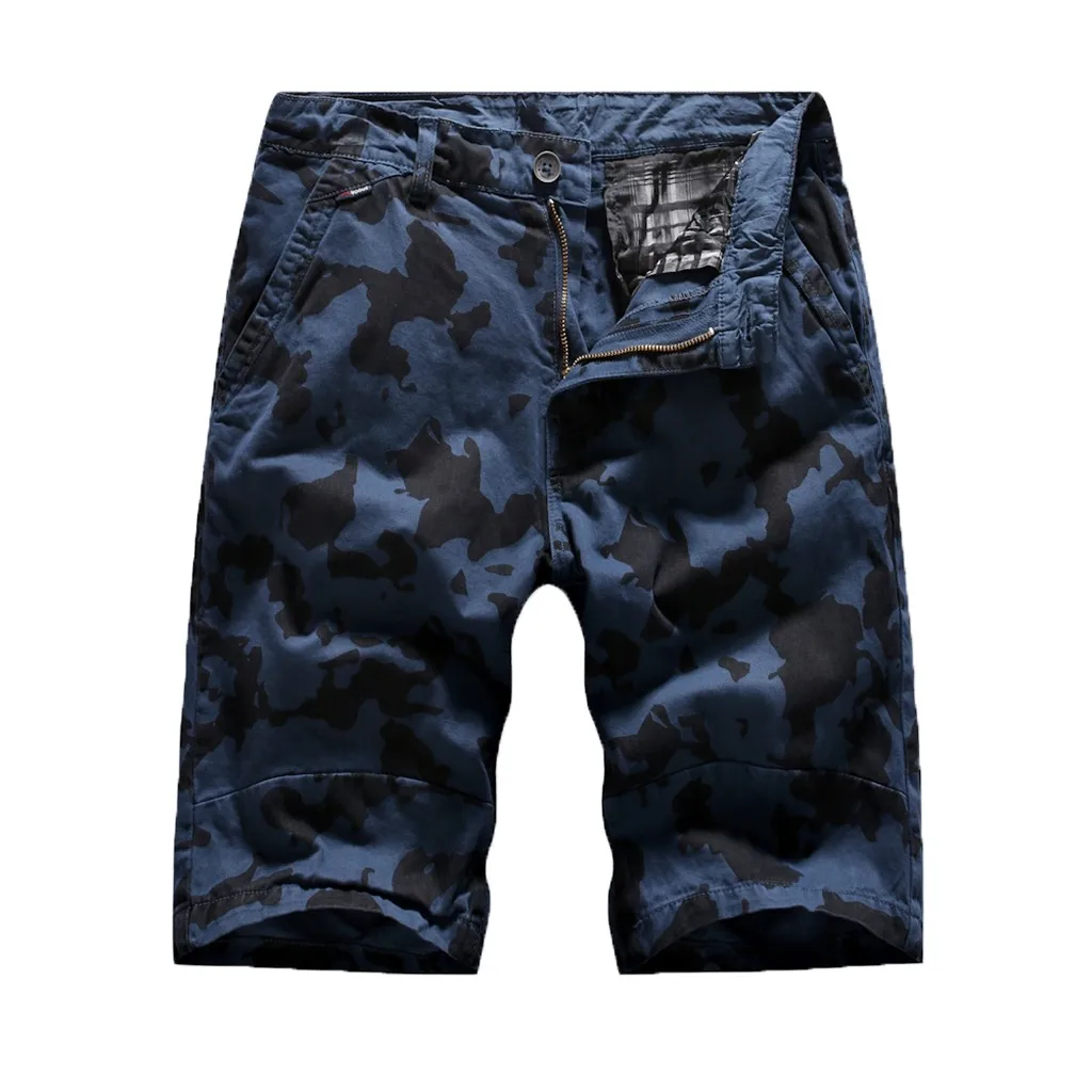 Мужские шорты Карго крутой камуфляж Лето Горячая Распродажа хлопок повседневные мужские короткие штаны Удобная брендовая одежда камуфляж мужские карго шорты