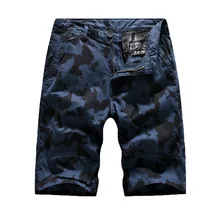 Мужские шорты Карго крутой камуфляж Лето Горячая Распродажа хлопок повседневные мужские короткие штаны Удобная брендовая одежда камуфляж мужские карго шорты