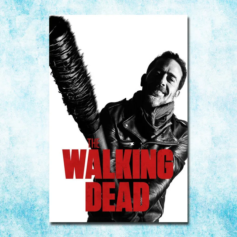 The Walking Dead Season 1 To 7 Art Silk Canvas Poster Print 13x20 20x30 Inch Picture Wall Decoration -11 | Дом и сад