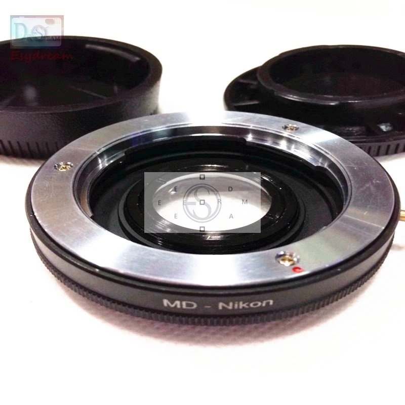 MD AI Lens Mount Adapter Ring For Minolta MD Lens & Nikon F Camera Body