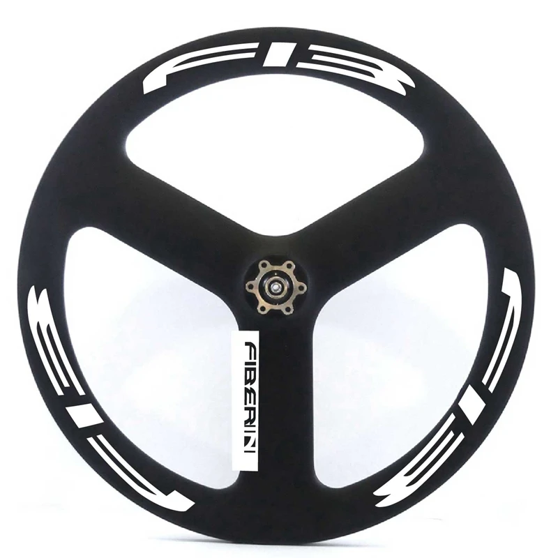 Excellent darktec logo 20 Inch BMX 451 Carbon Fixed Gear tri spokes carbon disc 3 Spokes floding bike Clincher Wheels 3