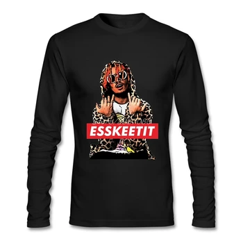 

Lil Pump Mens T Shirts Family Round Neck Custom Long Sleeve 2019 New Tee Shirt