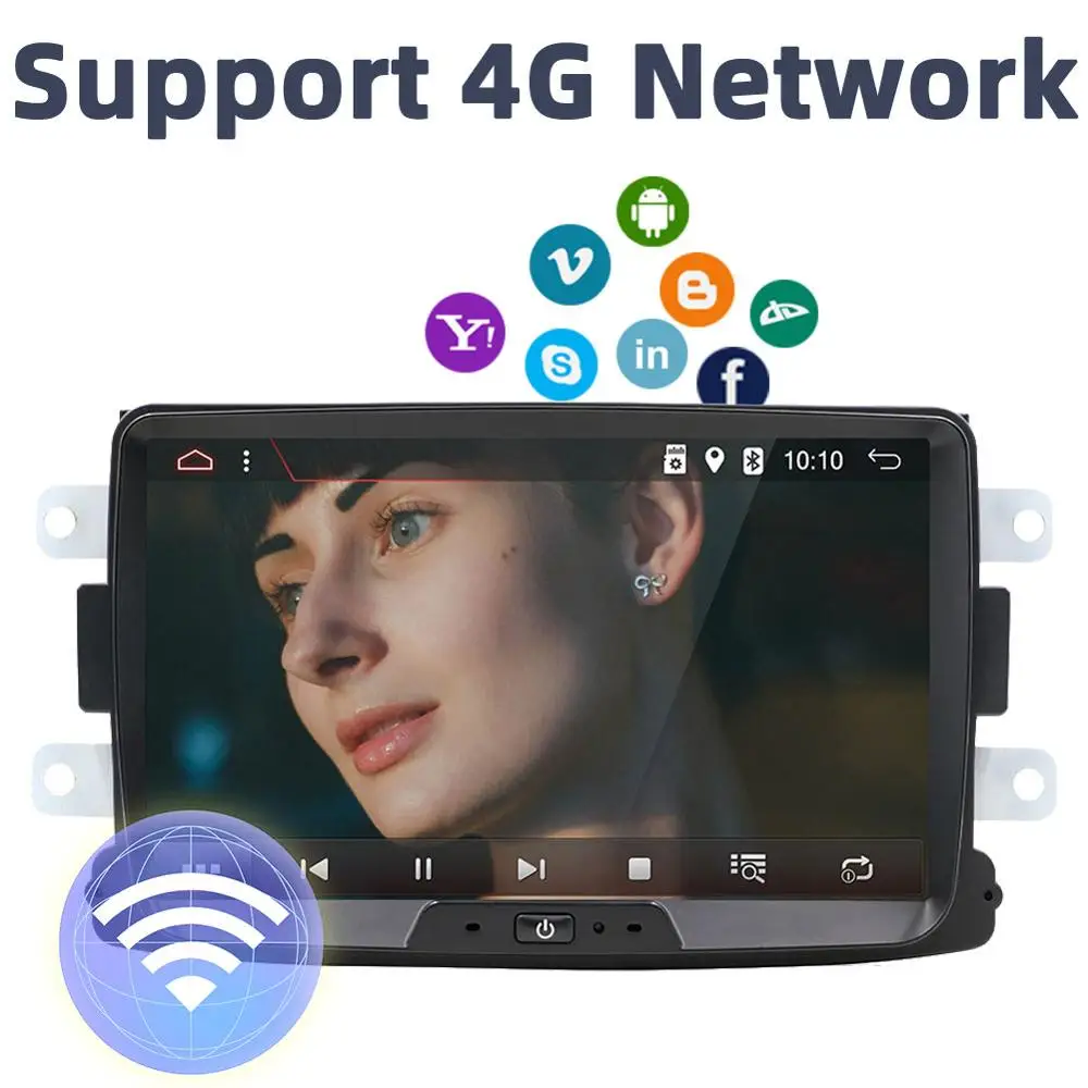 Excellent Android 9.0 autoradio 1 din For Duster/Dacia/Sandero/Logan/Captur/Lada/Xray car multimedia player camera cassette tape recorder 1