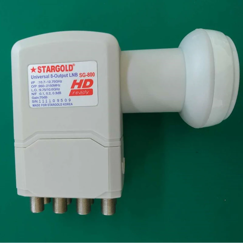 

Universal Octo 8 output ku band receptor sks iks