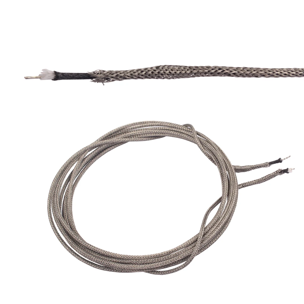 Guitar Single Conductor Braided Shield Cable Guitar Pickup Wire 22AWG 300cm Length Tinned Copper Conductors
