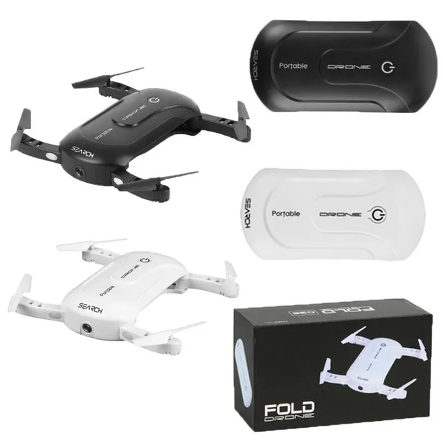 Mini Headless Drone WIFI FPV With HD Camera Altitude Hold Helicopter Mode Foldable Arm RC Quadcopter Pocket Drone