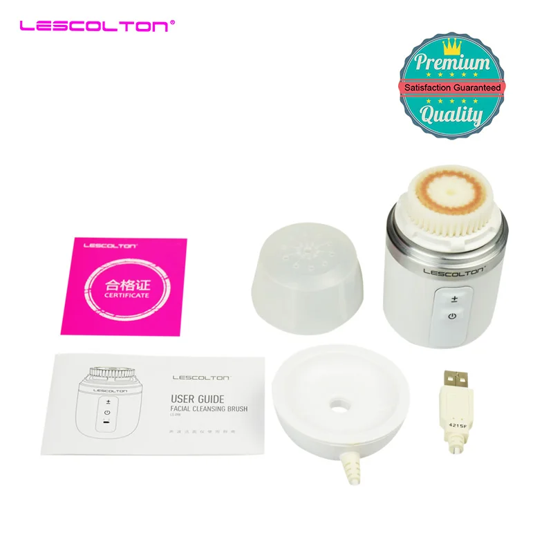 Mini cepillo eléctrico ultrasónico limpiador facial limpieza Facial Spa herramientas de masaje facial limpieza Facial cepillo facial vibración