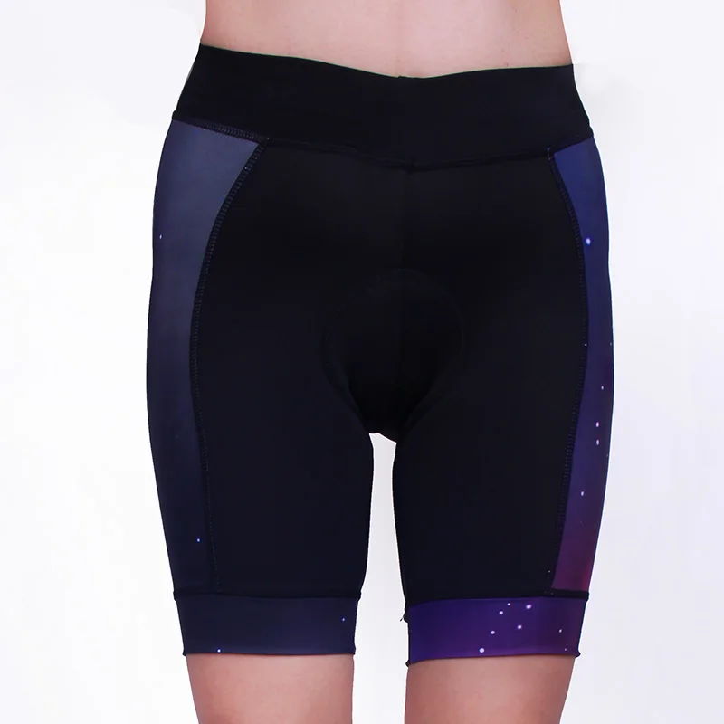 

High Quality Meikroo Brand women Starry sky Bicycle Comfortable Sponge Gel Padded Bike Short Pants Cycling Shorts Size S-XXL