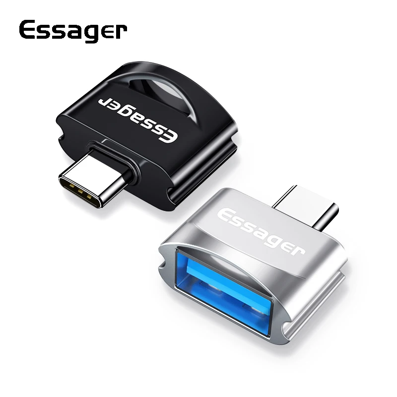 

Essager USB Type C OTG Adapter For Samsung S10 Xiaomi mi 9 Oneplus 7 Pro 6t USBC Connector USB-C Type-C To USB 3.0 OTG Converter