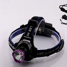 Перезаряжаемые T6 светодио дный 2000lm Налобный фонарик Фара Фонари Torch Light Рыбалка с AC Зарядные устройства для автомобиля