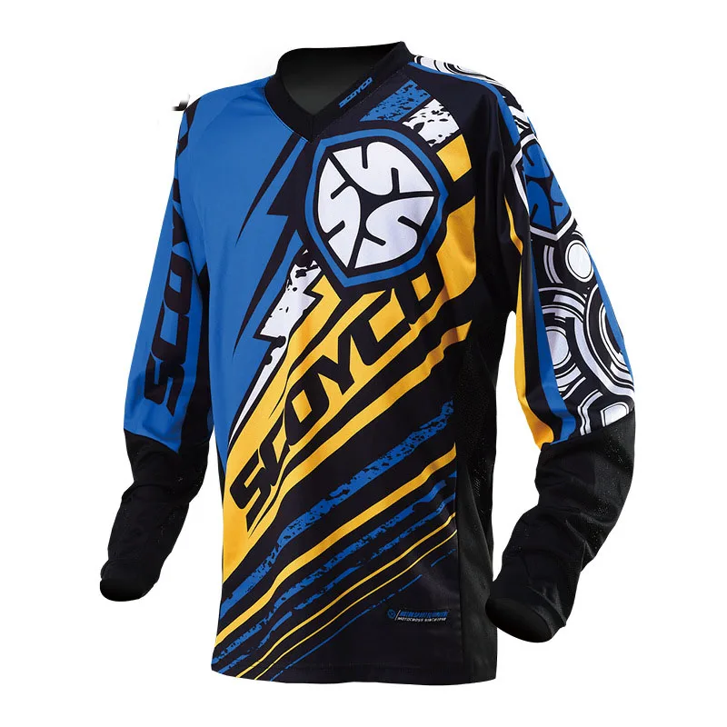 Майка для мотокросса MX MTB для велоспорта, Защитная футболка, одежда для мотокросса, светоотражающая одежда для безопасности
