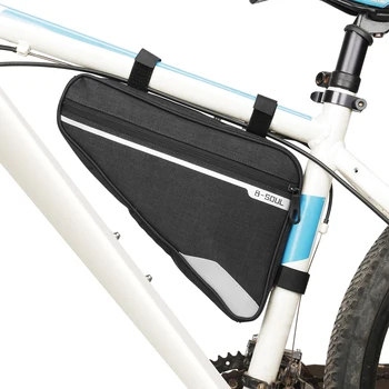 

MTB Front Tube Triangle Bag Road Bike Reflective Waterproof Pouch Pannier Cycling Bicycle Storage Case Pouch Bycicle Accessories