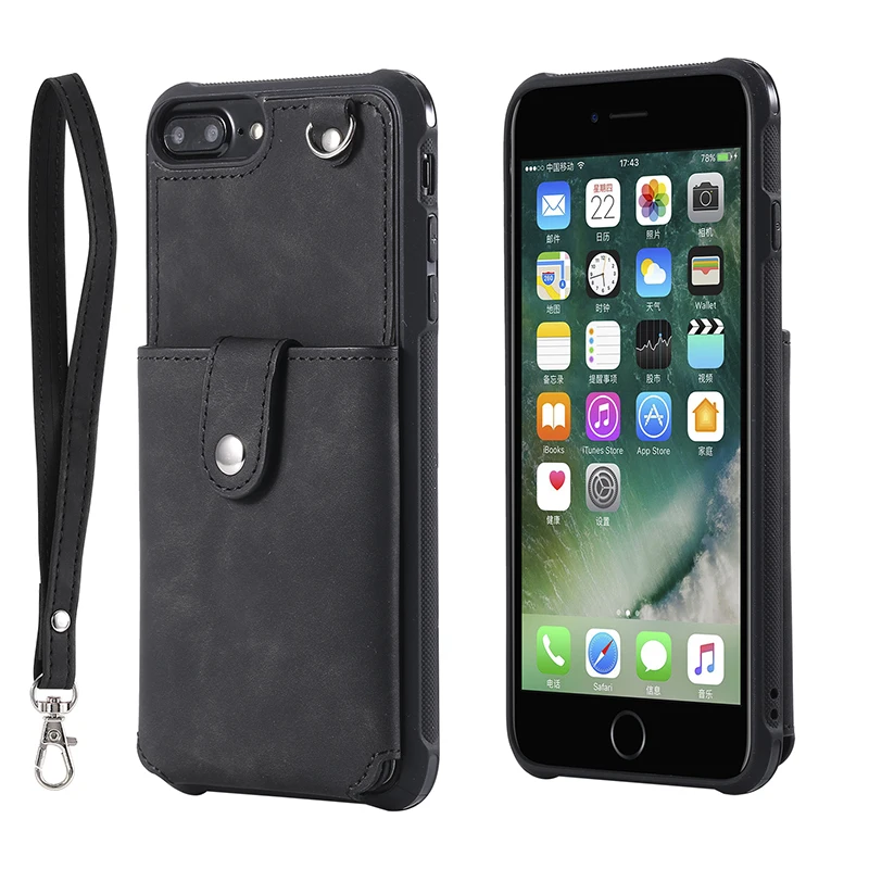 Зеркальный кожаный чехол для телефона iPhone X Xr Xs Max с держателем карт книжка 10 8 7 Plus 6