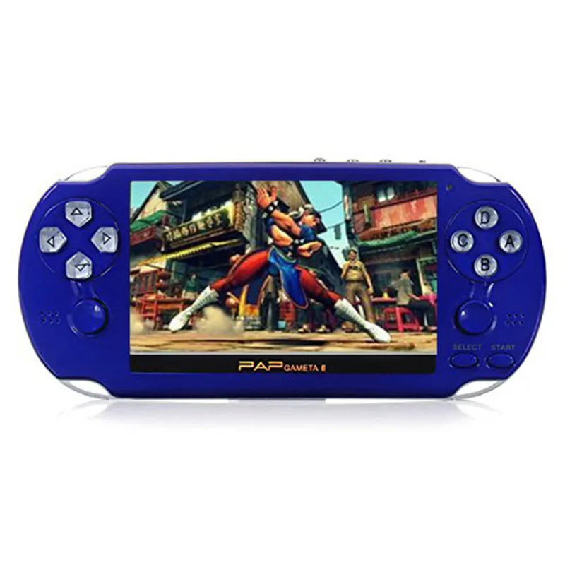 2017 New PAP Gameta II 4 1 Inches 64 Bit Vedio Gaming Console Support wireless controller