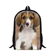 Cool Mini Children School Bag Kids 3D Animal Pug Dog School Bag For Boys Girls Cute Baby Kindergarten Book Bags Mochila Infantil