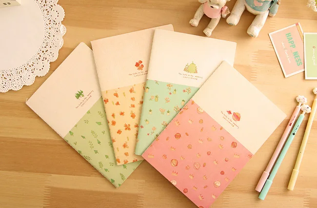 Kawaii heart mini coil блокнот дневник карманный портативный блокнот планировщик sketchbook offce школьные принадлежности корейский papelaria