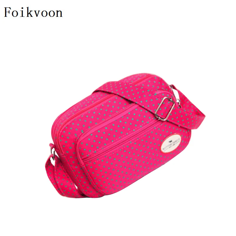 

Foikvoon Woman Small Square Bags Casual Canvas Women Crossbody Bag Practical Multifunction Women Messenger Bags