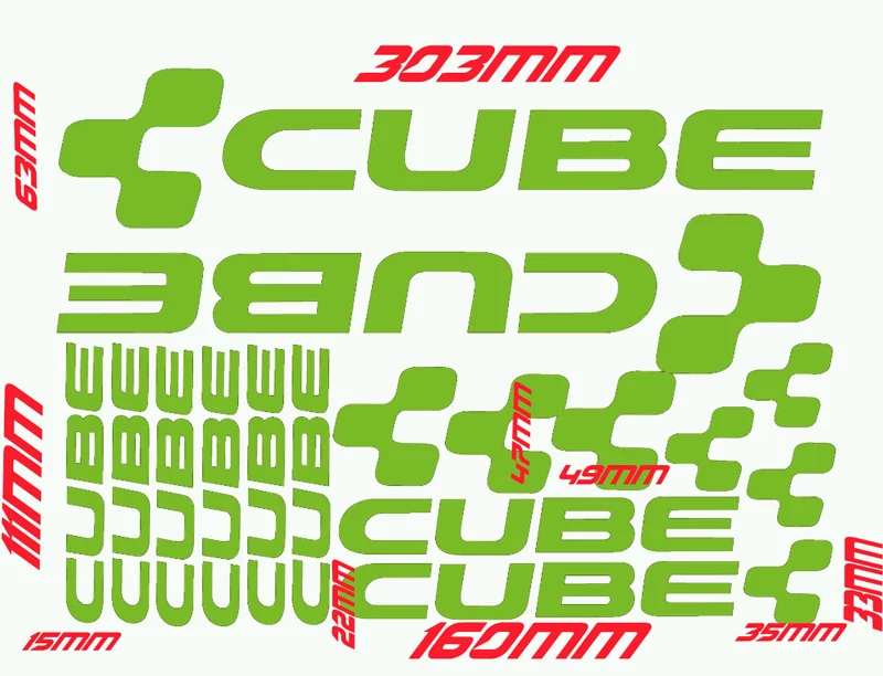 Куб дорожный велосипед рамка наклейка горный велосипед MTB Велоспорт рамка Защита от краски виниловая Светоотражающая наклейка