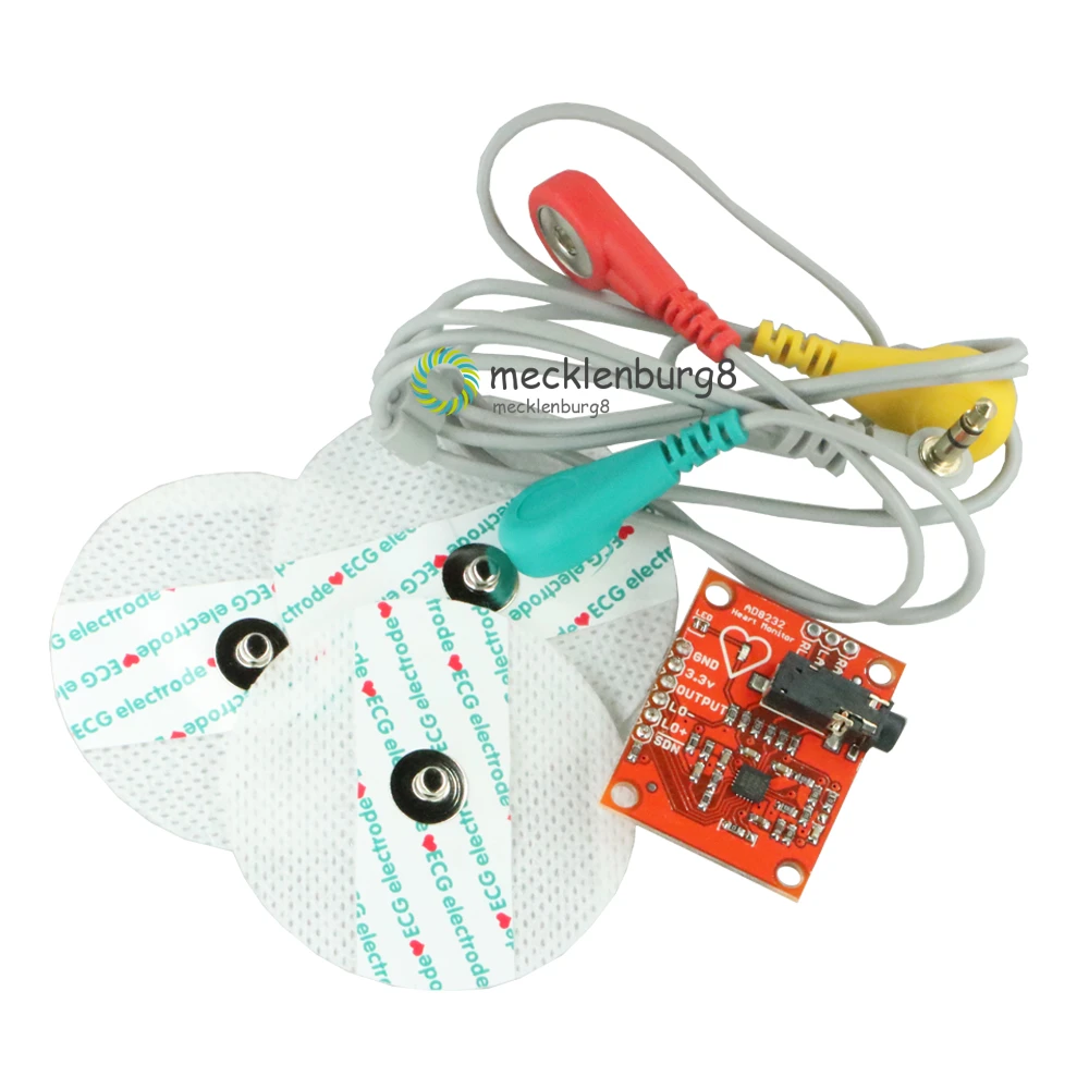 Ecg module AD8232 ecg measurement pulse heart monitoring sensor module kit T UE
