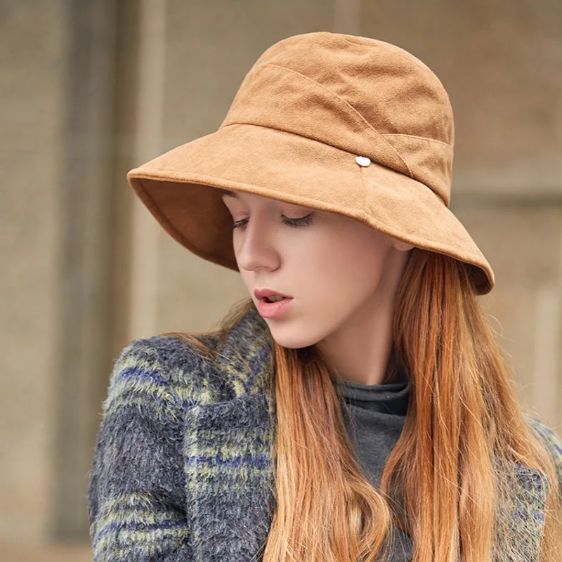 Trendy Fisherman Hat Sun Hats Foldable Leisure Cap Woman Autumn And ...